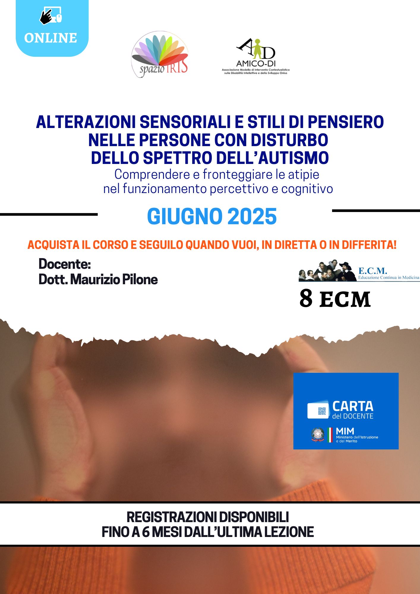 ALTERAZIONI SENSORIALI E STILI DI PENSIERO NELLE PERSONE CON DISTURBO DELLO SPETTRO DELL’AUTISMO (1)