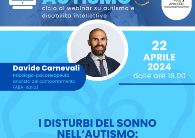 I DISTURBI DEL SONNO NELL’AUTISMO: la parola all’analisi del comportamento