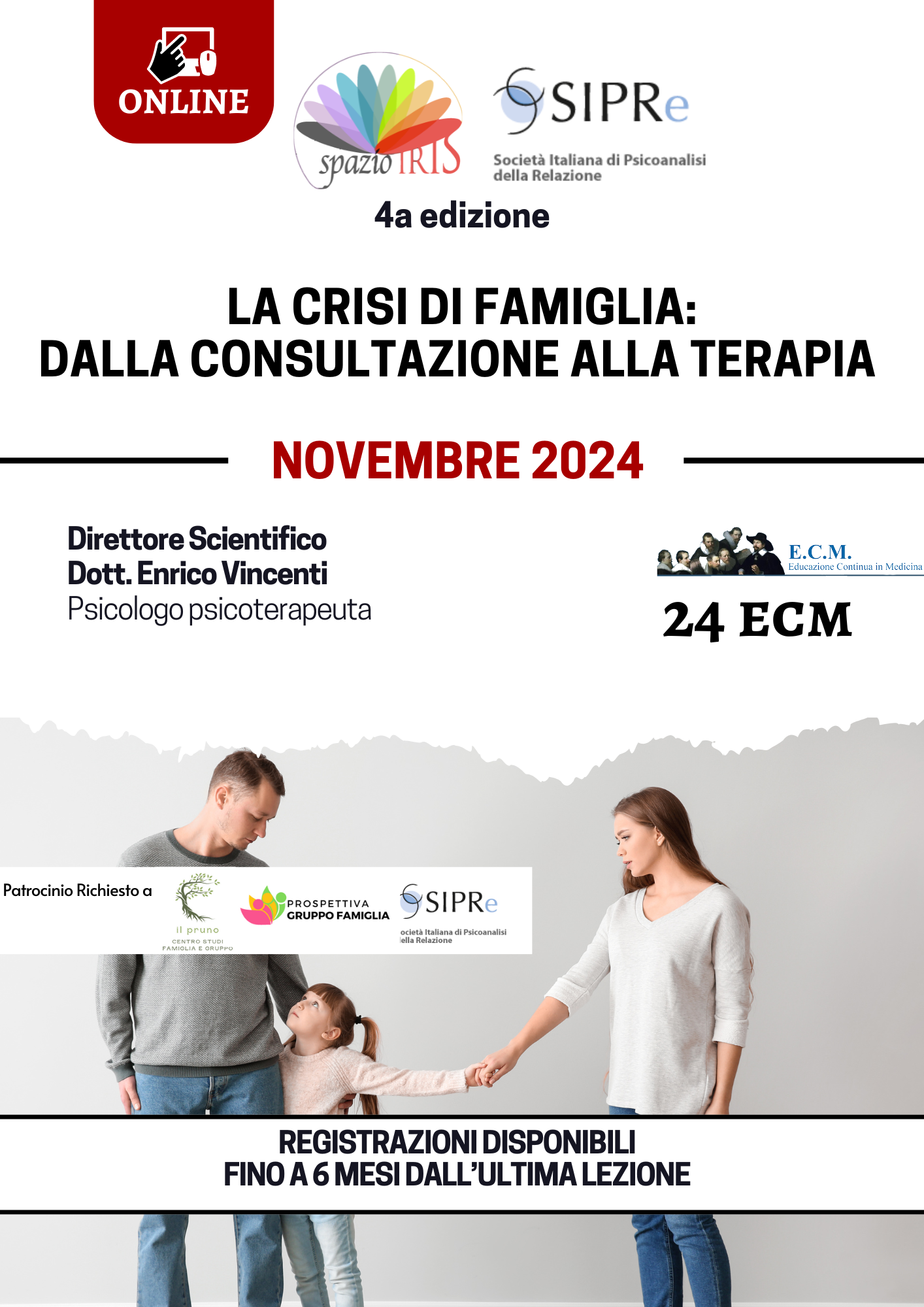 LA CRISI DI FAMIGLIA DALLA CONSULTAZIONE ALLA TERAPIA SIPRe