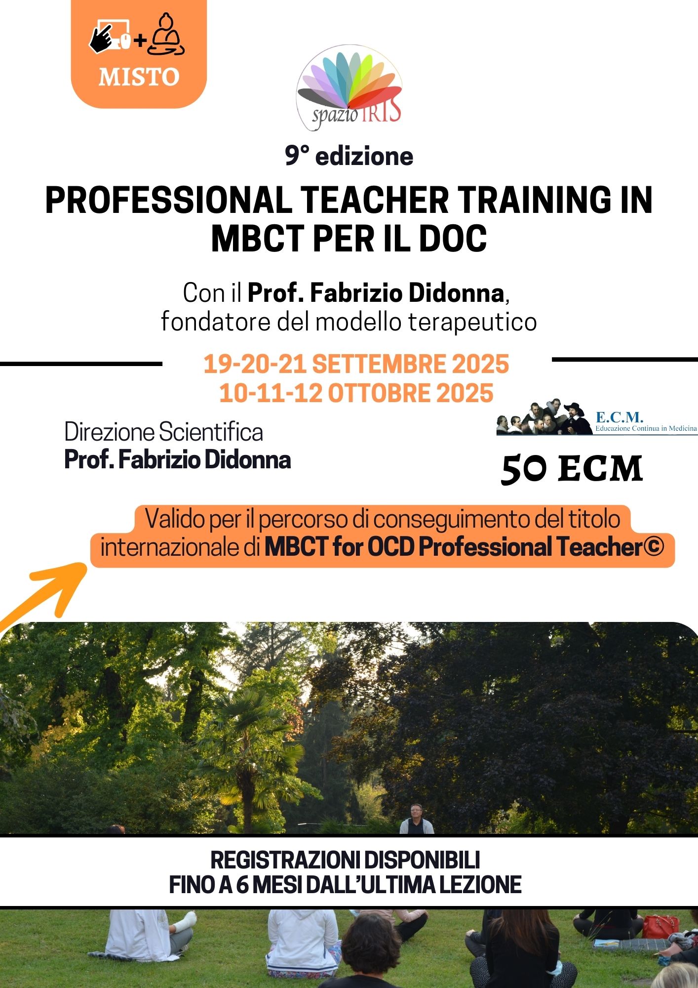 PROFESSIONAL TEACHER TRAINING IN MBCT PER IL DOC