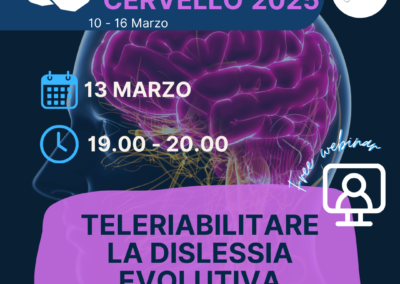 TELERIABILITARE LA DISLESSIA EVOLUTIVA | DSA