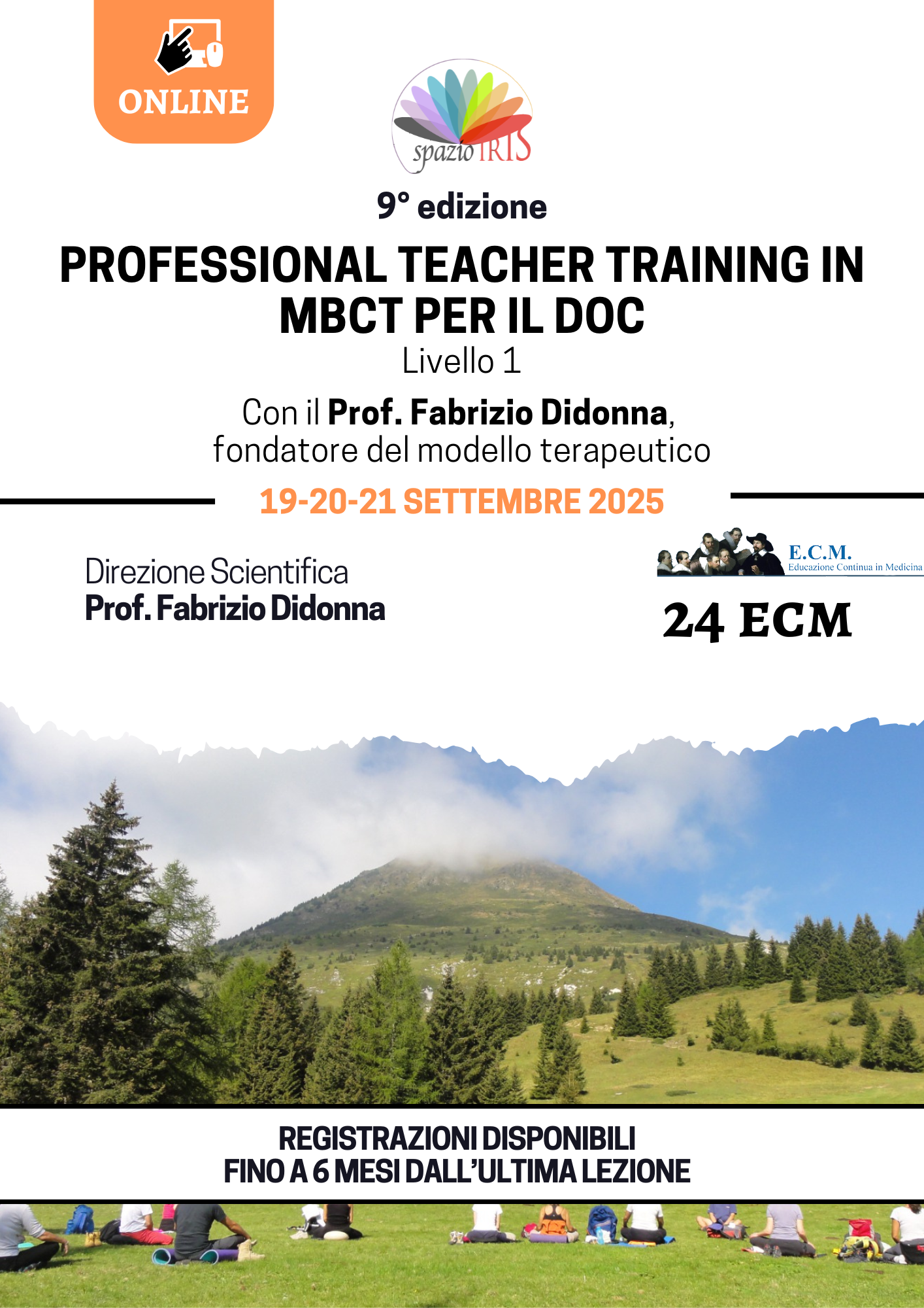 Livello 1 PROFESSIONAL TEACHER TRAINING IN MBCT PER IL DOC